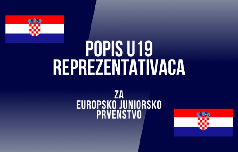 Poznat sastav juniorske reprezentacije za Europsko prvenstvo